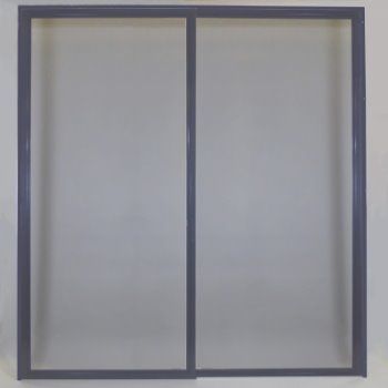 STG2 Insektenschutz-Doppelschiebetür | 60 mm-Profil | Fertigelement