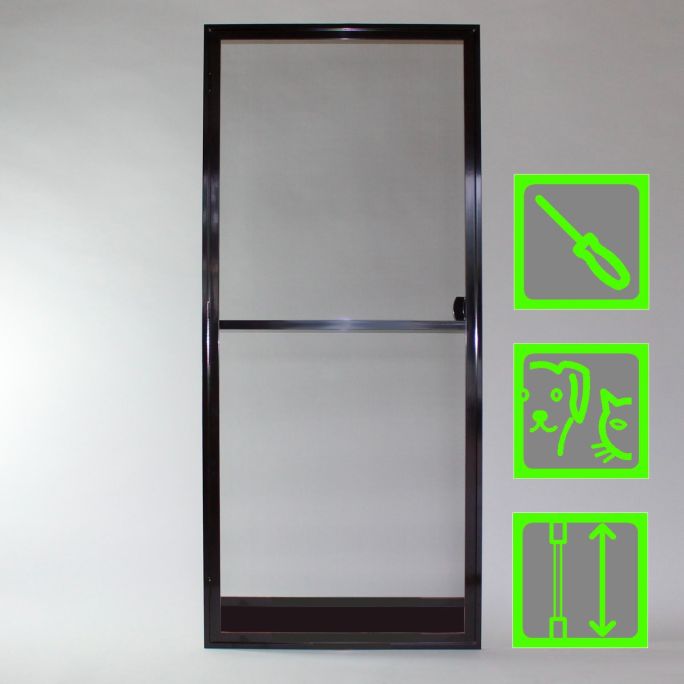 DTMR Fliegengittertür mit Montagerahmen | Bausatz