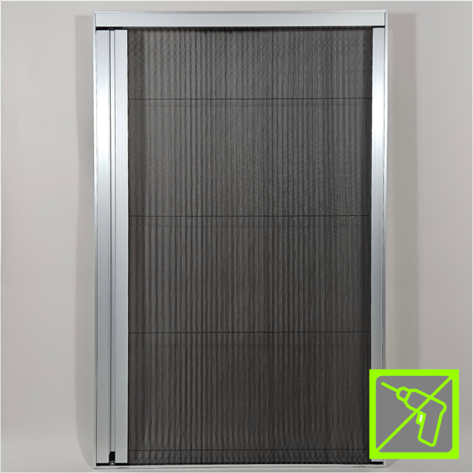 Insektenschutz-Plissee ohne bohren