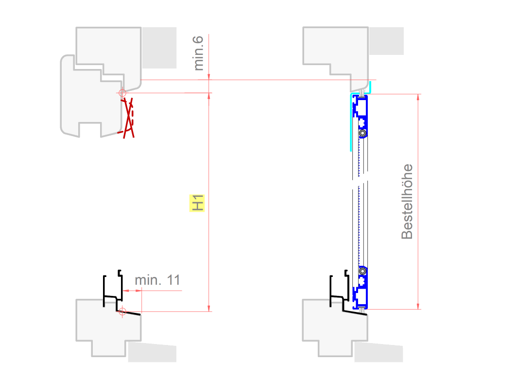 Bestellhöhe ermitteln