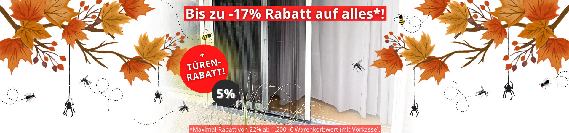 Fliegengitter-Plisseetüren von Koritec