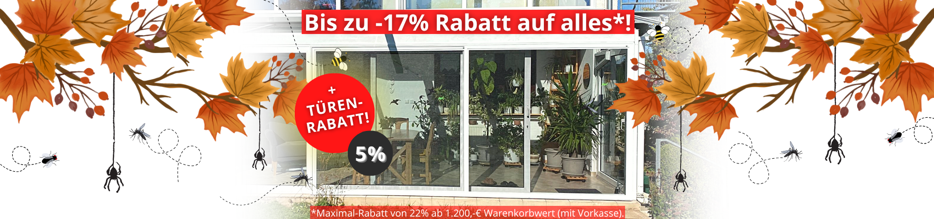 Insektenschutz-Schiebetüren