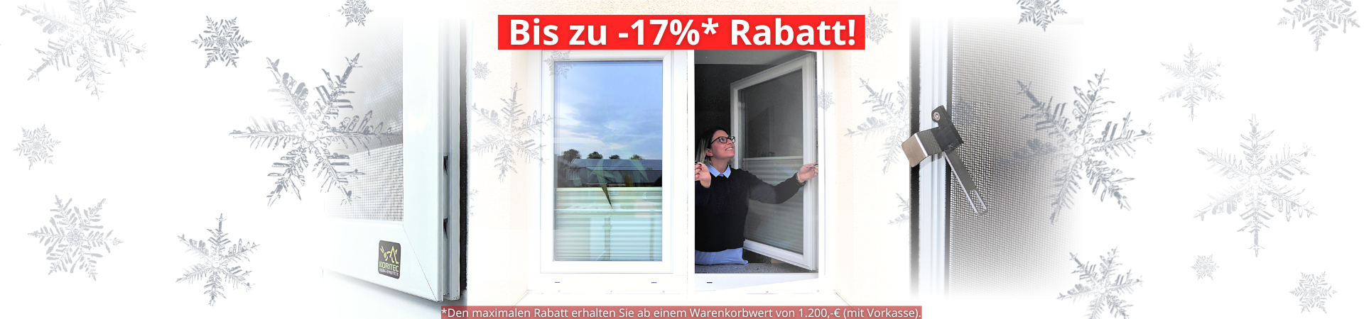 Insektenschutzgitter für Fenster