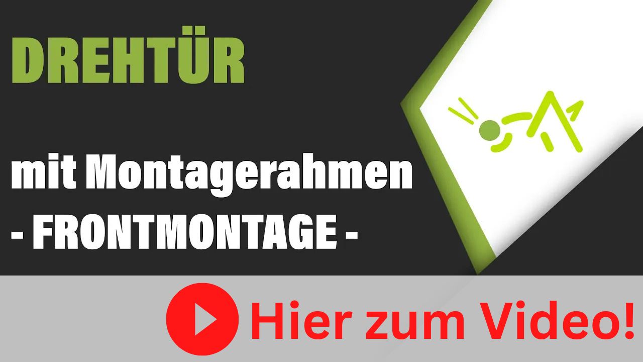 Zum Drehtür mit Montagerahmen - Video