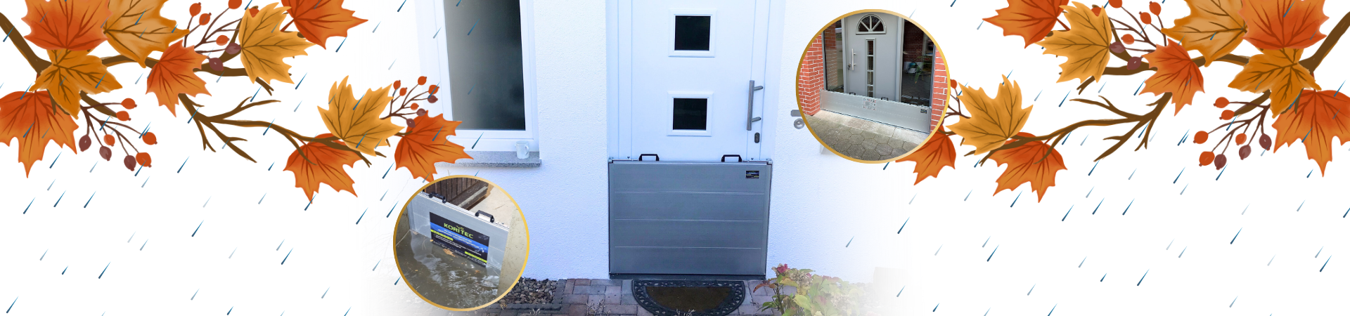 Starkregenschutz von Koritec