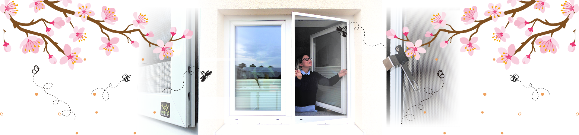 Insektenschutzgitter für Fenster