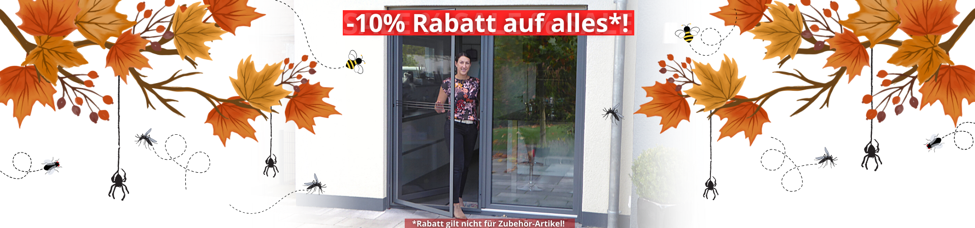 Insektenschutz für Pendeltüren