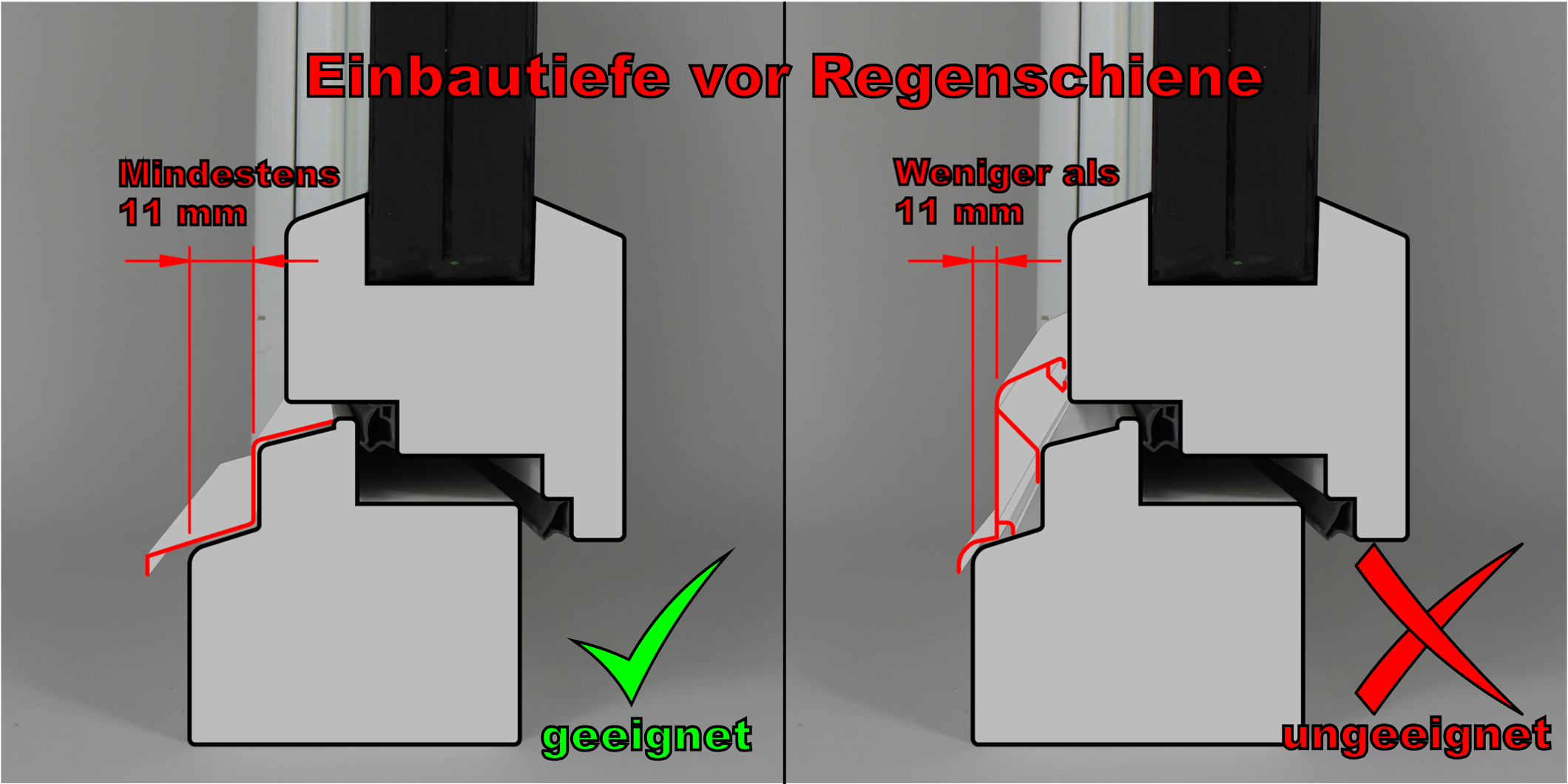 Fliegengitter Fenster Spannrahmen EXTRA - Alurahmen, bohrfrei